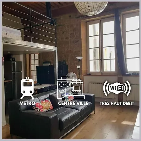 Apartment Bnbgones - Le Desire - Hyper Centre - Metro De A 1 Mn Lyon
