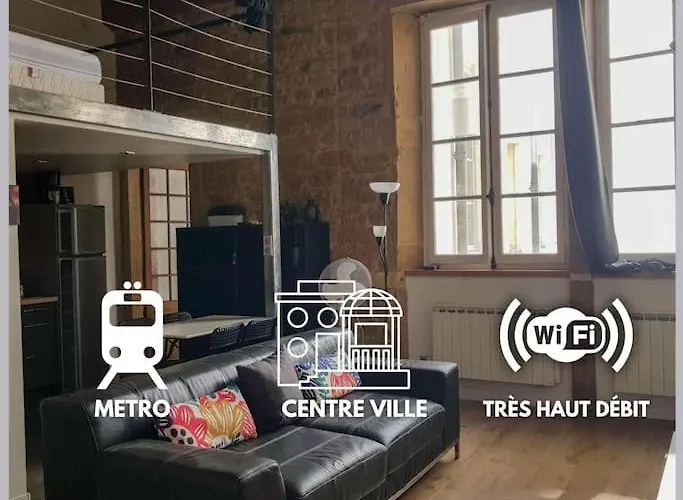Appartamento Bnbgônes - Le Désiré - Hyper Centre - Metro De à 1 Mn Lione